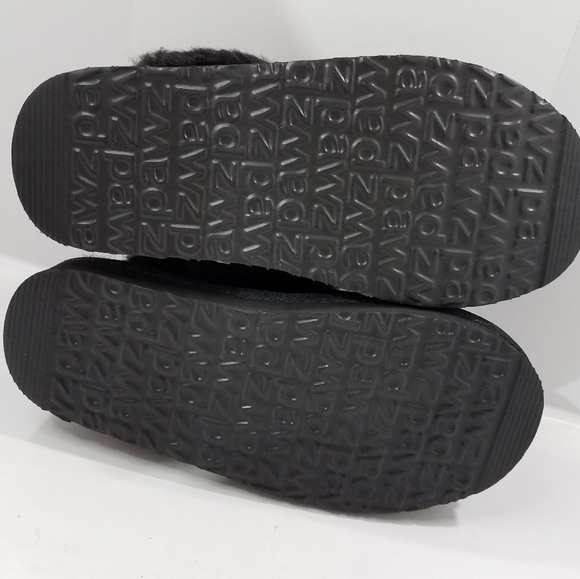 PAWZ BY BEARPAW WOMEN'S MARGARET SLIPPERS BLACK SIZE 8 A5 - Picture 8 of 11